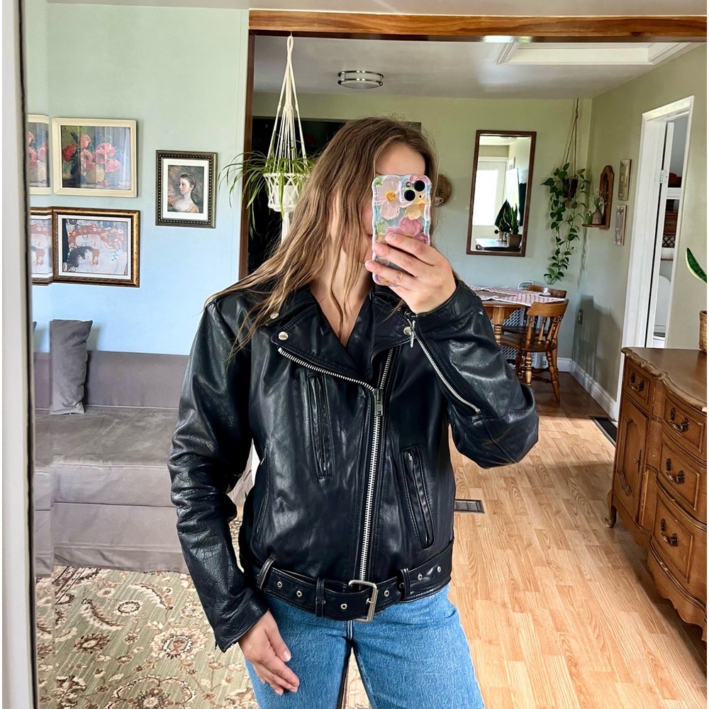 The most amazing leather bikers jacket